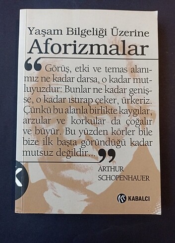 AFORİZMALAR KABALCI