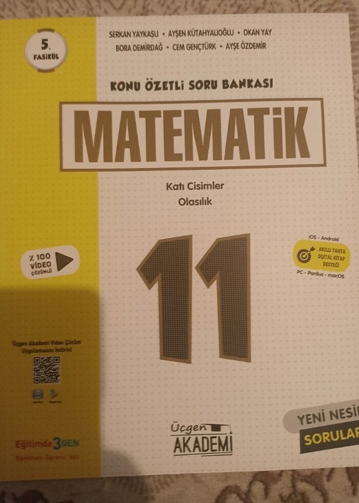 ÜÇGEN AKADEMİ 11. SINIF MATEMATİK SET - Görsel 3