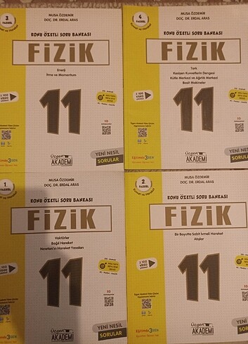 ÜÇGEN AKADEMİ FİZİK 11. SINIF SET - Görsel 2