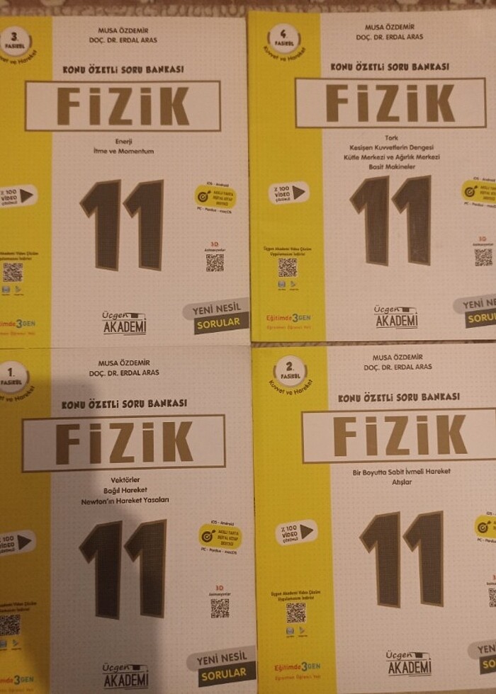 ÜÇGEN AKADEMİ FİZİK 11. SINIF SET - Görsel 2
