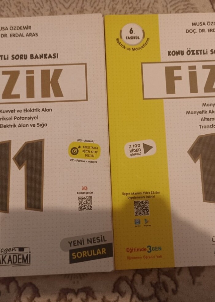 ÜÇGEN AKADEMİ FİZİK 11. SINIF SET - Görsel 3