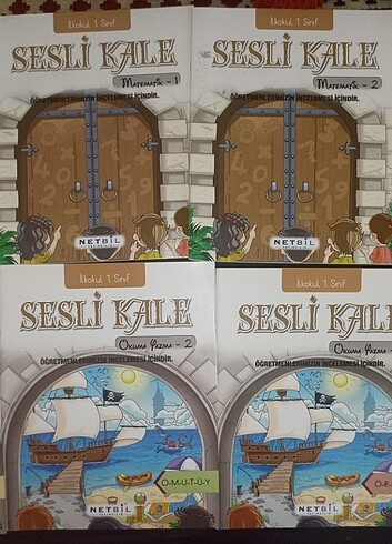 NETBİL SESLİ KALE SETİ 8 KİTAP  - Görsel 2