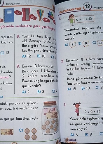 1. SINIF KEŞFET TÜM DERSLER SORU BANKASI  - Görsel 3