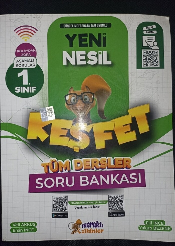 1. SINIF KEŞFET TÜM DERSLER SORU BANKASI  - Görsel 2