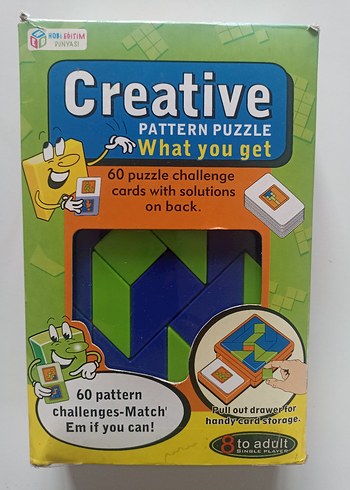 Renkli Yaratıcı Desen Puzzle 60 Parça - Görsel 2