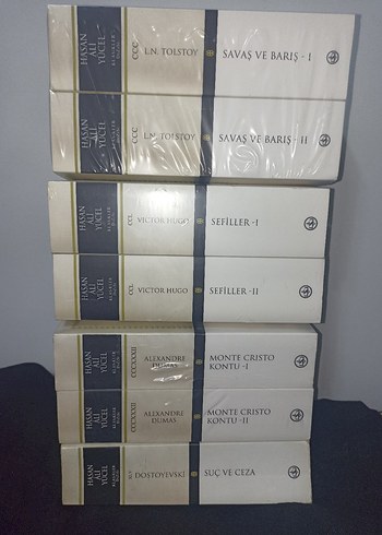 İŞ BANKASI HAY KLASİKLERİ Tolstoy, V.Hugo, A. Dumas, Dostoyevski