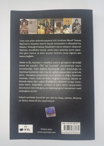  Varlık ve Öz - Thomas Aquinas
