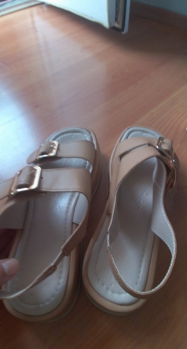 Erkek Kahverengi Deri Tokalı Sandalet - Görsel 2