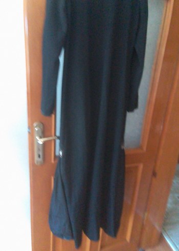 Siyah Sarı Zebra Desenli Uzun Elbise - Görsel 6