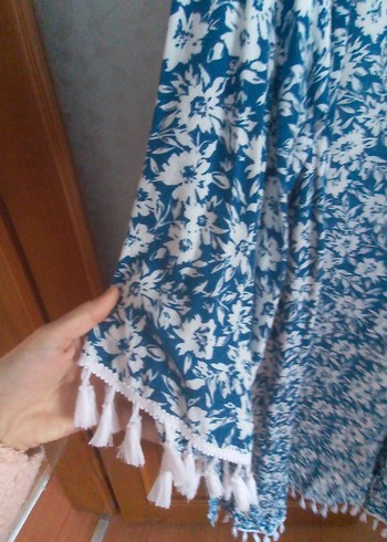 Uzun Kol, Püsküllü Bohem Kadın Kimono - Görsel 3