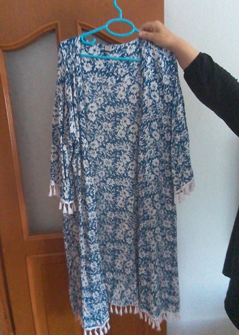 Uzun Kol, Püsküllü Bohem Kadın Kimono - Görsel 2