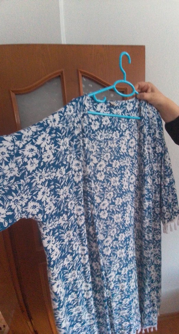 Uzun Kol, Püsküllü Bohem Kadın Kimono - Görsel 4