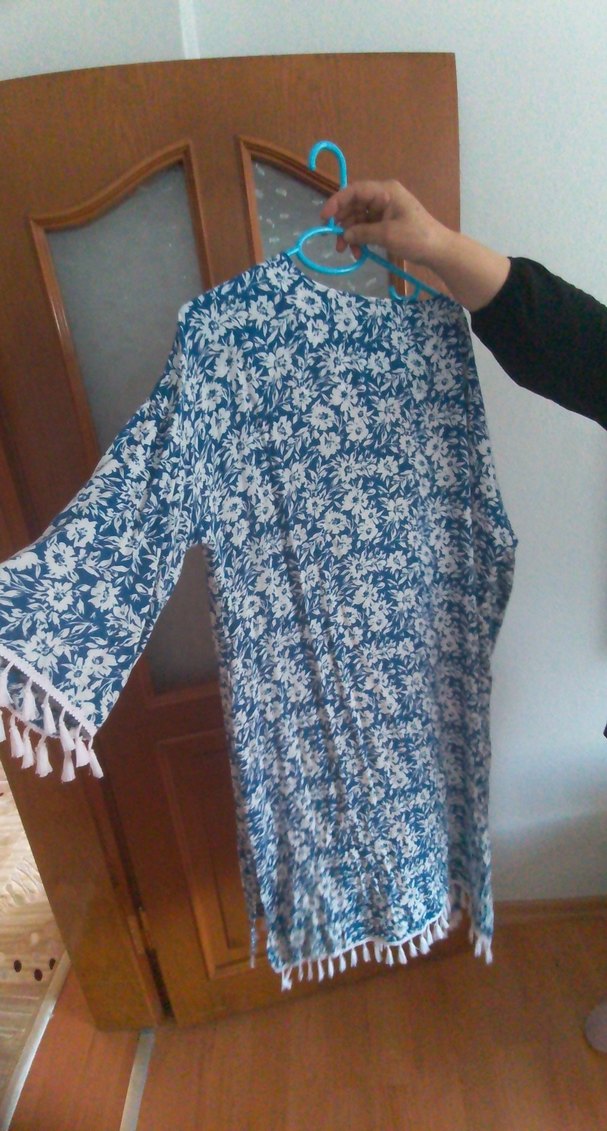 Uzun Kol, Püsküllü Bohem Kadın Kimono - Görsel 5