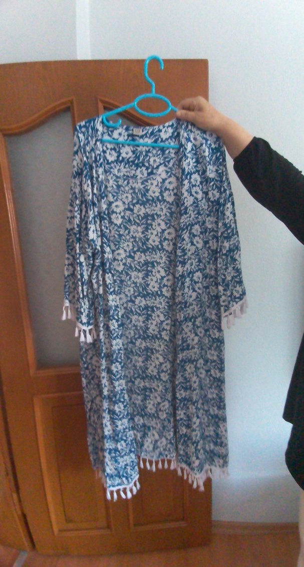 Uzun Kol, Püsküllü Bohem Kadın Kimono - Görsel 2