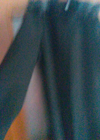 Drapeli Siyah Midi Hamile Kaban - Görsel 2