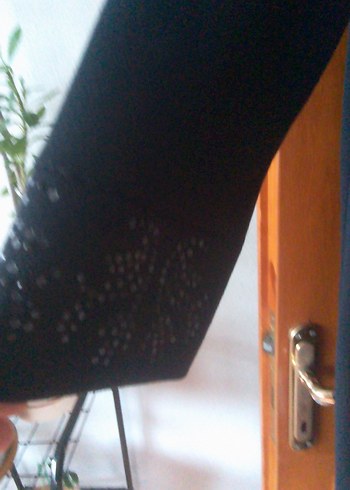 Düğmeli Siyah Uzun Kadın Kaban - Görsel 3