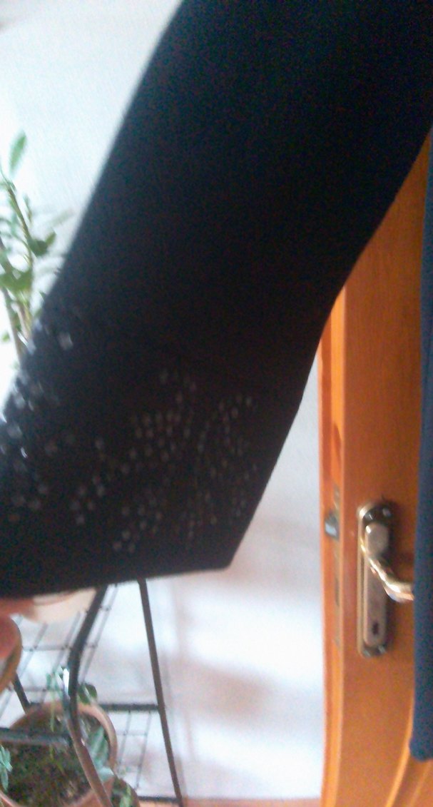 Düğmeli Siyah Uzun Kadın Kaban - Görsel 3