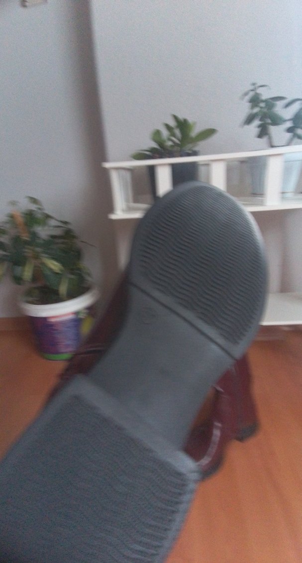 Bordo Kadın Deri Dizüstü Topuklu Bot - Görsel 3