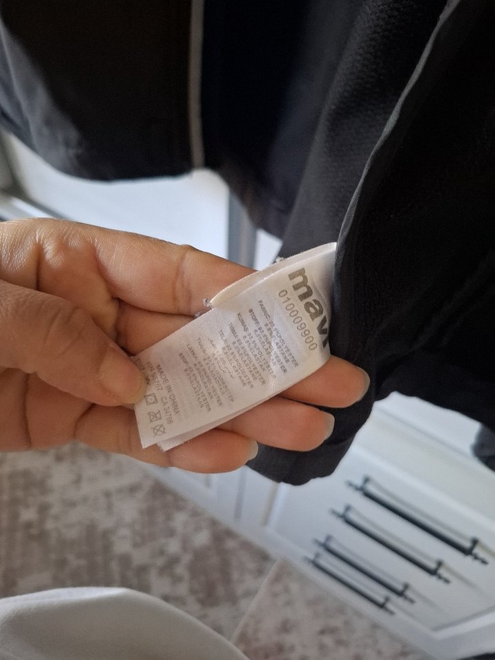 Gri Siyah Yüksek Yakalı Fermuarlı Erkek Ceket - Görsel 3