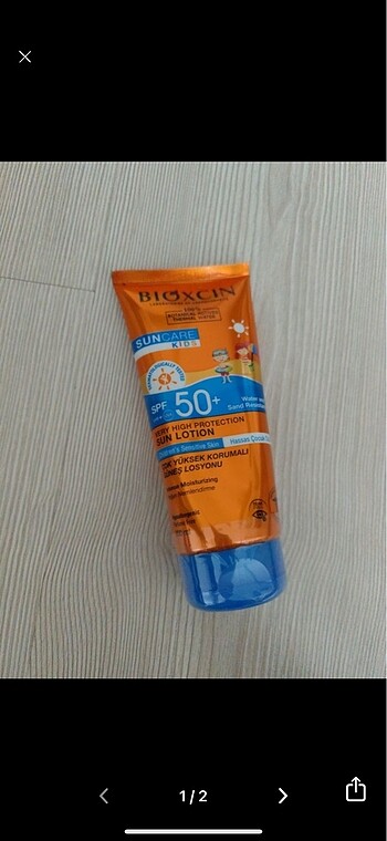 Diğer Bioxcin çocuk güneş kremi