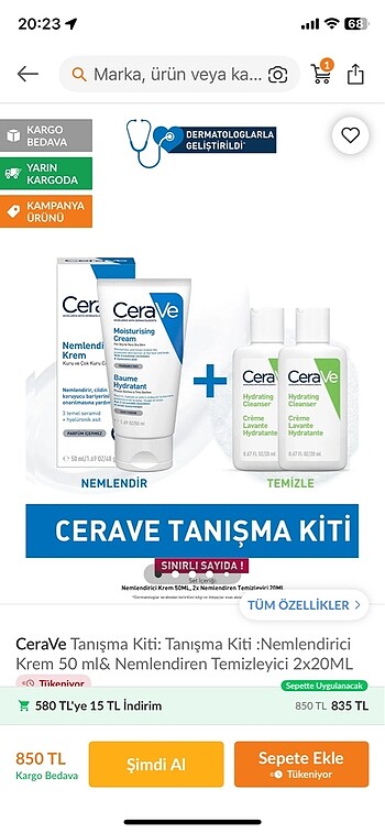 Nivea CeraVe Nemlendirici