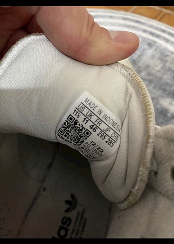 45 Beden beyaz Renk Adidas Bilekli Ayakkabı 46