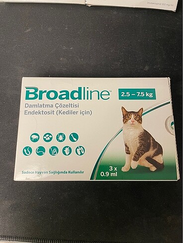 Broadline Kedi Damlası hem iç hem dış parazit
