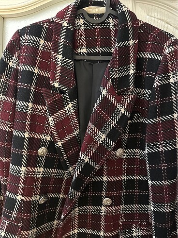 Diğer Ekose Blazer Ceket
