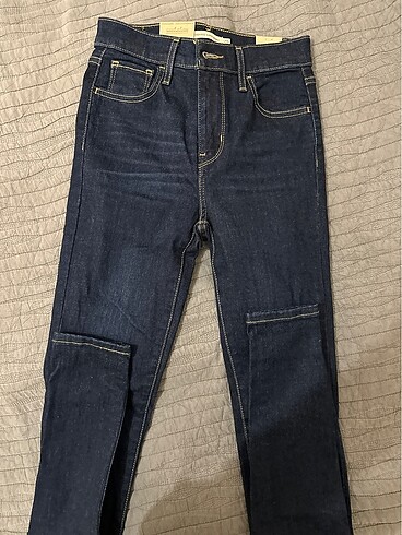 Levis Levis 721 Yüksek Bel Skinny Jean Dark Indigo Etiketli Orjinal Ür