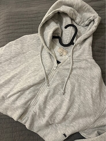 m Beden gri Renk Pul&Bear Crop Hırka