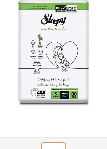 Sleepy natural 5 numara 100lü