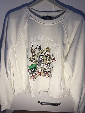 Baskılı kısa sweat
