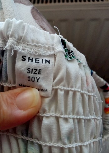 H&M Kelebek Desenli Bohem Kız Elbisesi