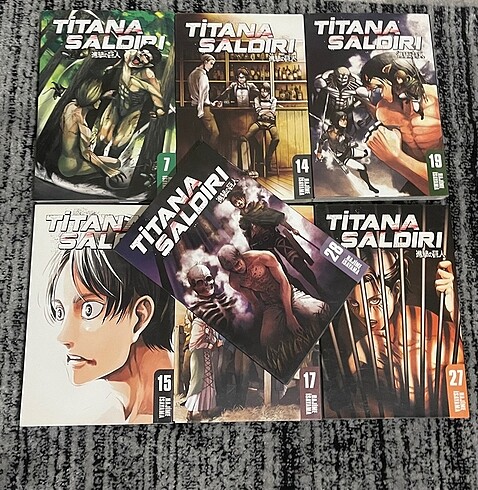 Attack on Titan Manga (5 adet)