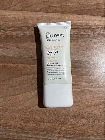 The Purest Solutions renkli 50 Spf Güneş Kremi
