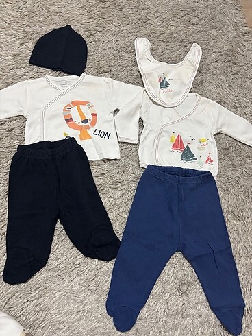 0-3ay 6 adet bebek takım - Görsel 6