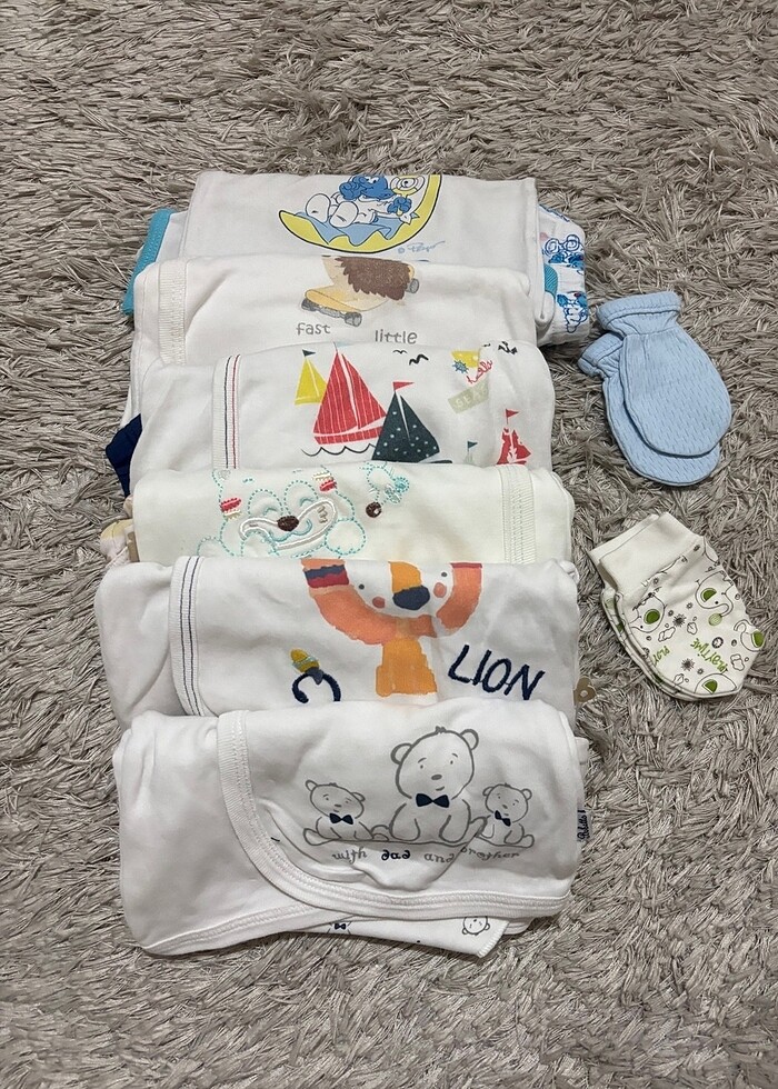 0-3ay 6 adet bebek takım - Görsel 2