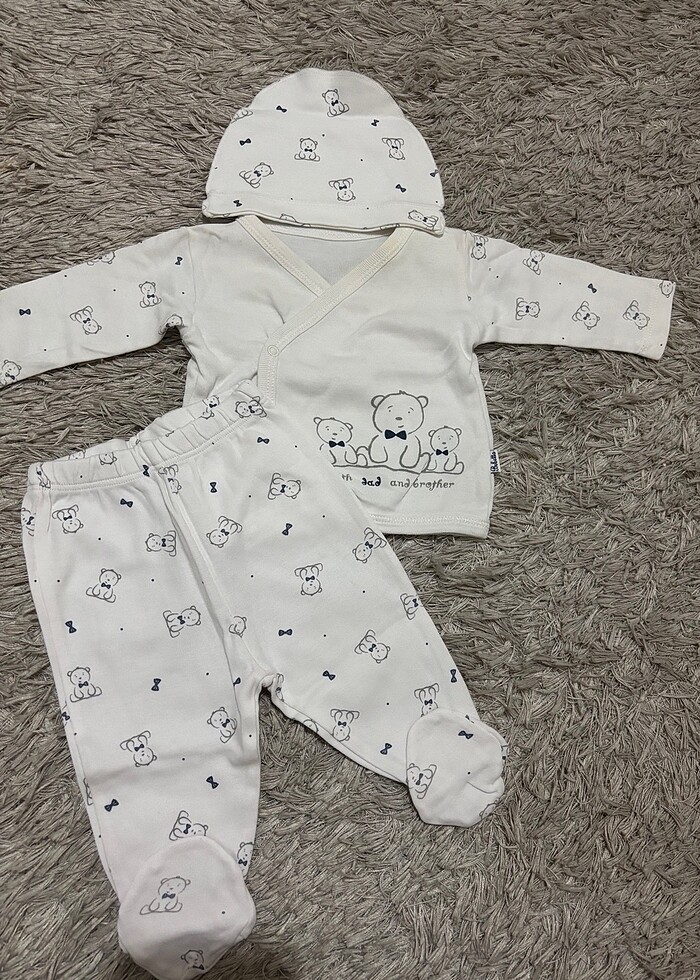 0-3ay 6 adet bebek takım - Görsel 5