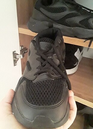 39 Beden siyah Renk Siyah spor ayakkabı