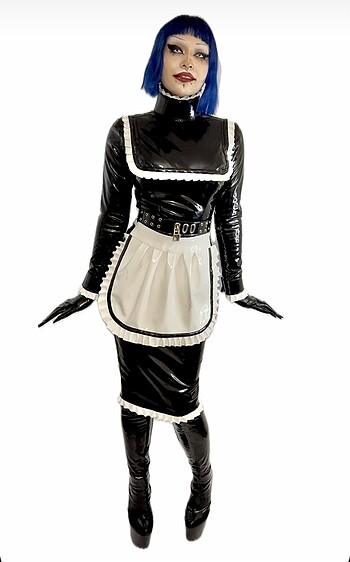 Vinyl elbise - Görsel 6