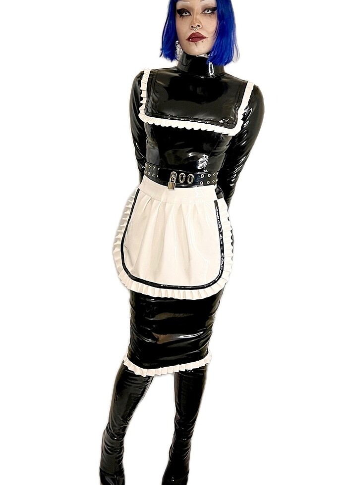 Vinyl elbise - Görsel 3