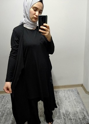 s Beden siyah Renk 3 lu takim