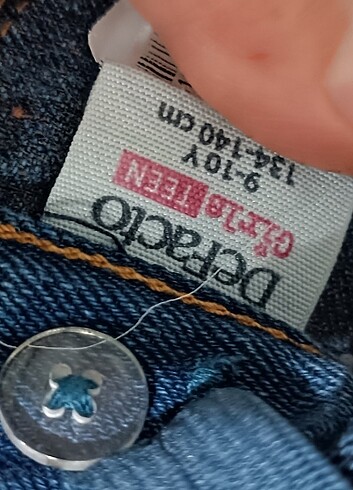 9 Yaş Beden mavi Renk Kız çocuk şort