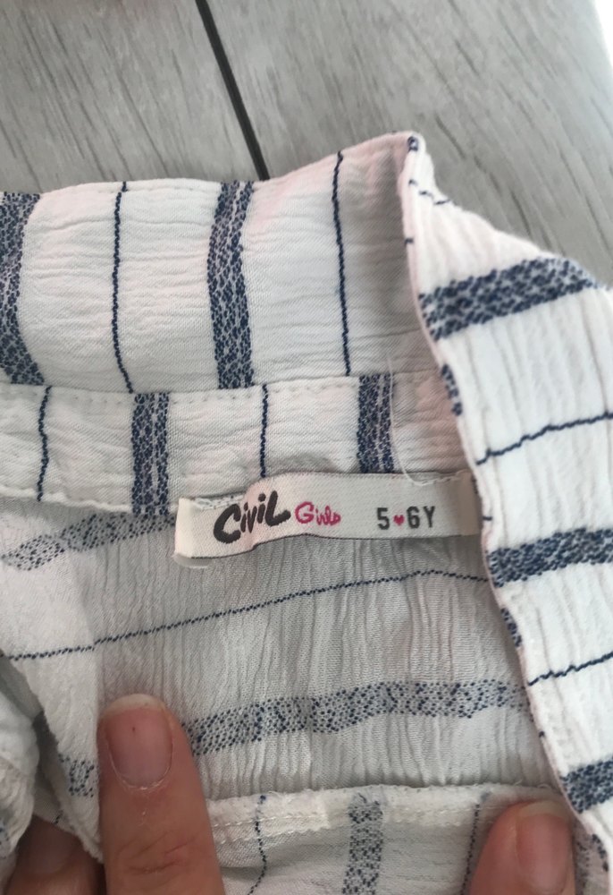 Düğmeli Çizgili Hamile Gömlek - Görsel 3