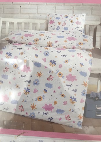 Bebek Pamuklu Nevresim Seti, Pastel Desenli - Görsel 3