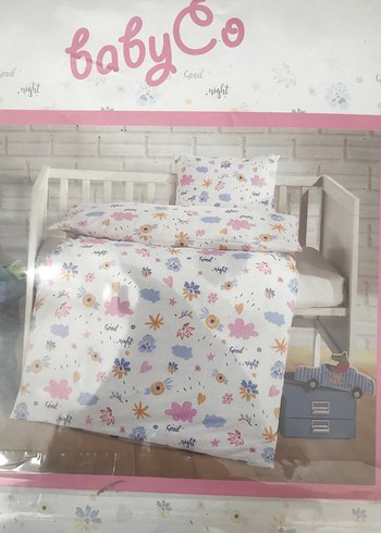 Bebek Pamuklu Nevresim Seti, Pastel Desenli - Görsel 2