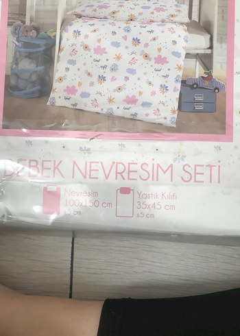 Bebek Pamuklu Nevresim Seti, Pastel Desenli - Görsel 4