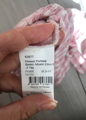 Pembe Bağcıklı Bebek Kız Tulum - Görsel 4