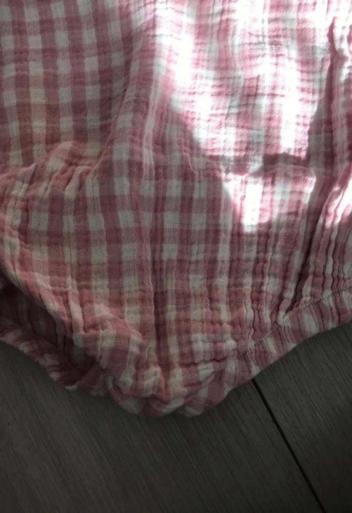 Pembe Bağcıklı Bebek Kız Tulum - Görsel 3