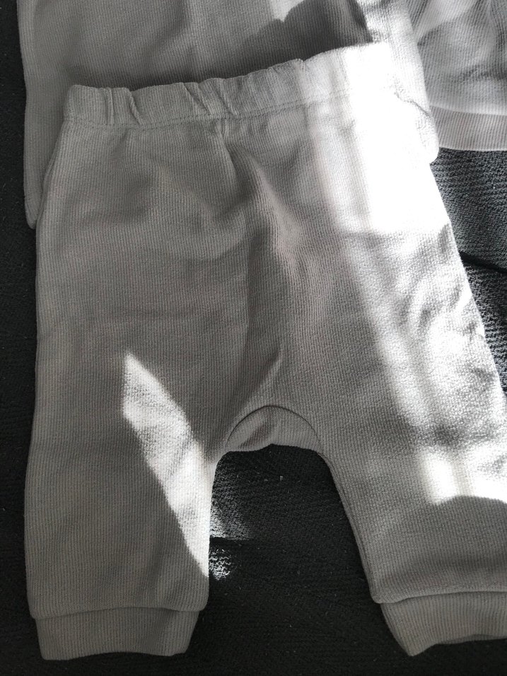 Gri Bebek Takımı Uzun Kollu ve Yumuşak Kumaş - Görsel 4